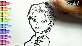 Cara Menggambar Princess Elsa